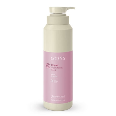 NOCRE02.jpg OCRYS REPAIR MAGNIFICENT MASK 1000 ML. - JAVÍTÁS ÉS VISSZAÁLLÍTÁS, SÉRŰLT HAJRA MASZK