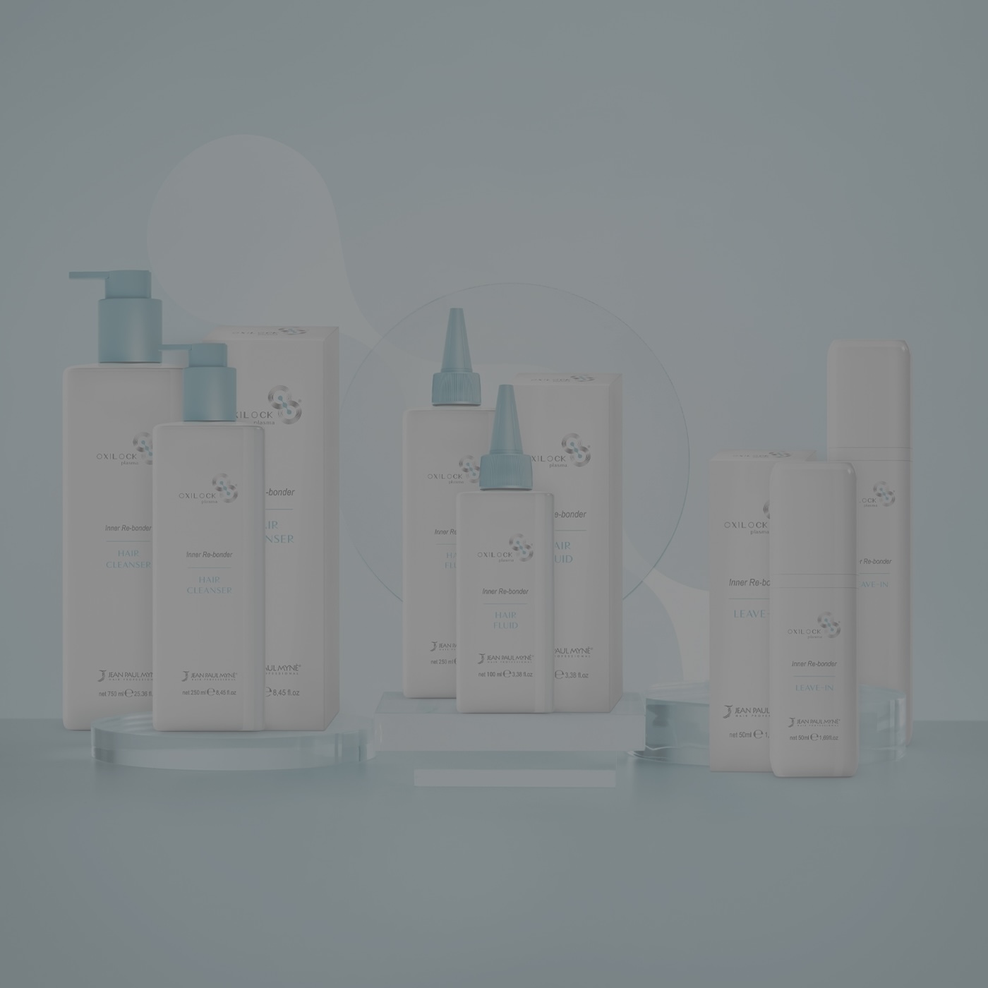 inner re-bond group háttér OXILOCK PLASMA INNER RE-BONDER HAIR CLEANSER 250 ML. - Kötés erősítő sampon