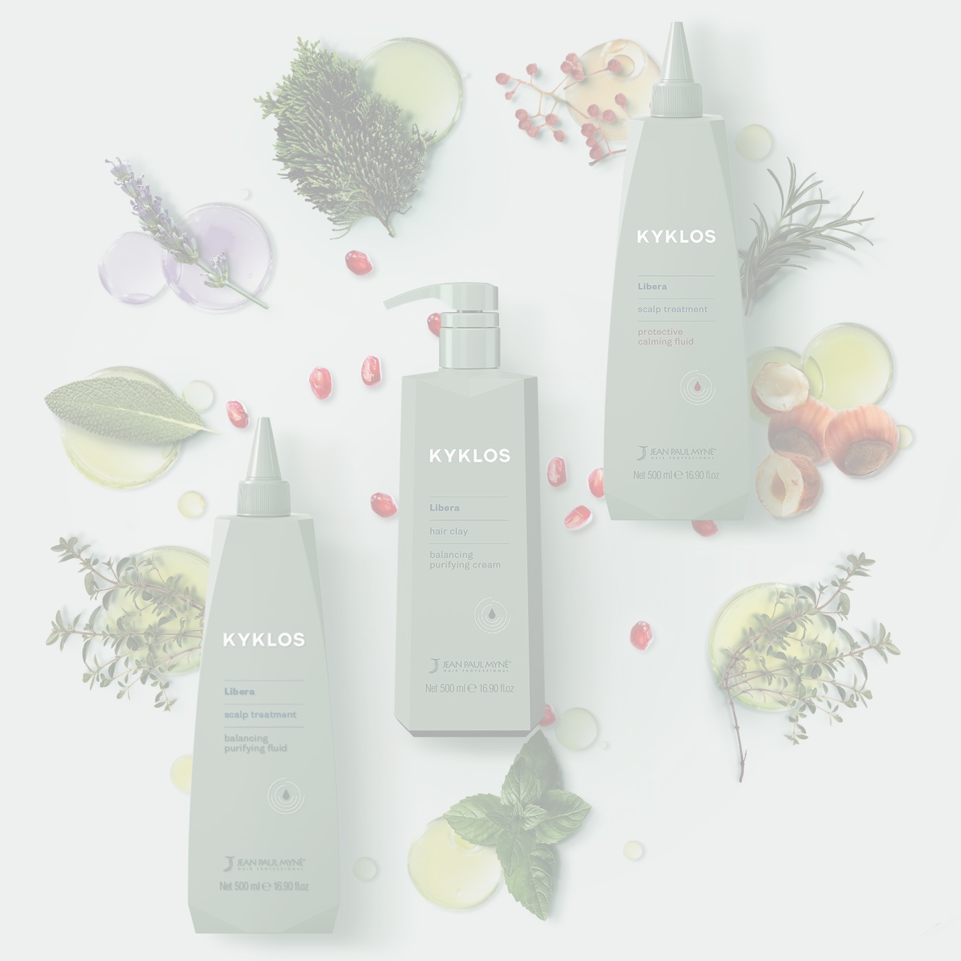 KYKLOS LIBERA HAIR CLAY CREAM 500 ML.