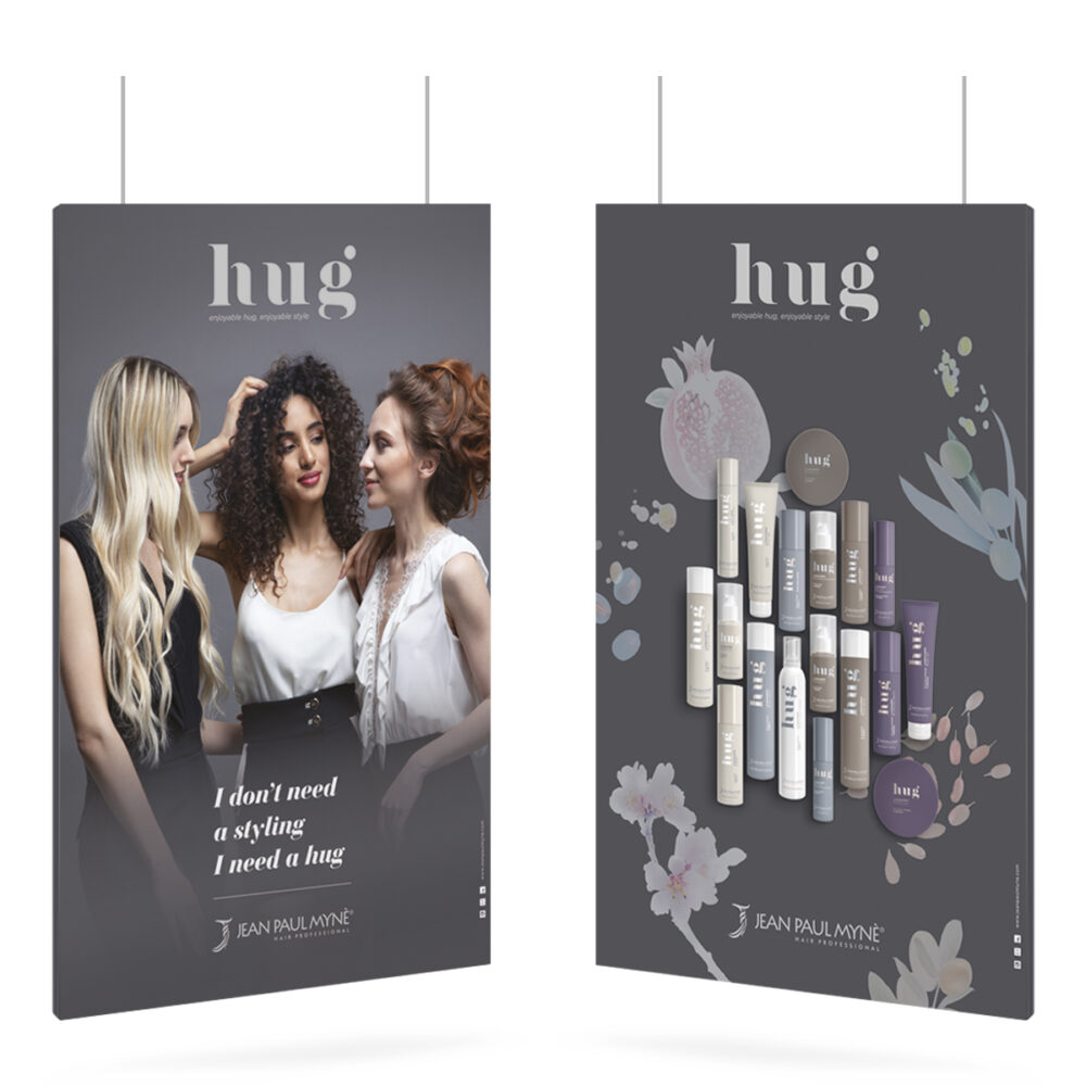 HUG DOUBLE FACE DISPLAY